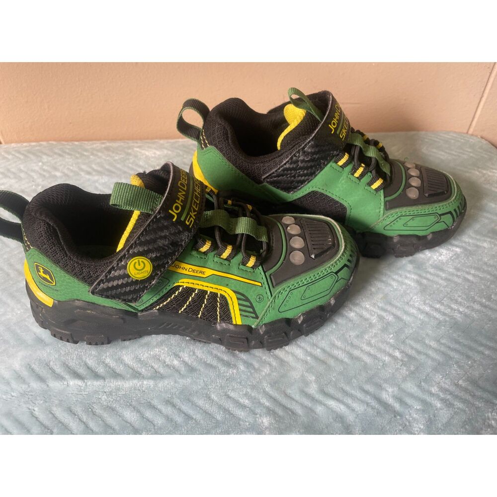 toddler John Deere sketchers size 12